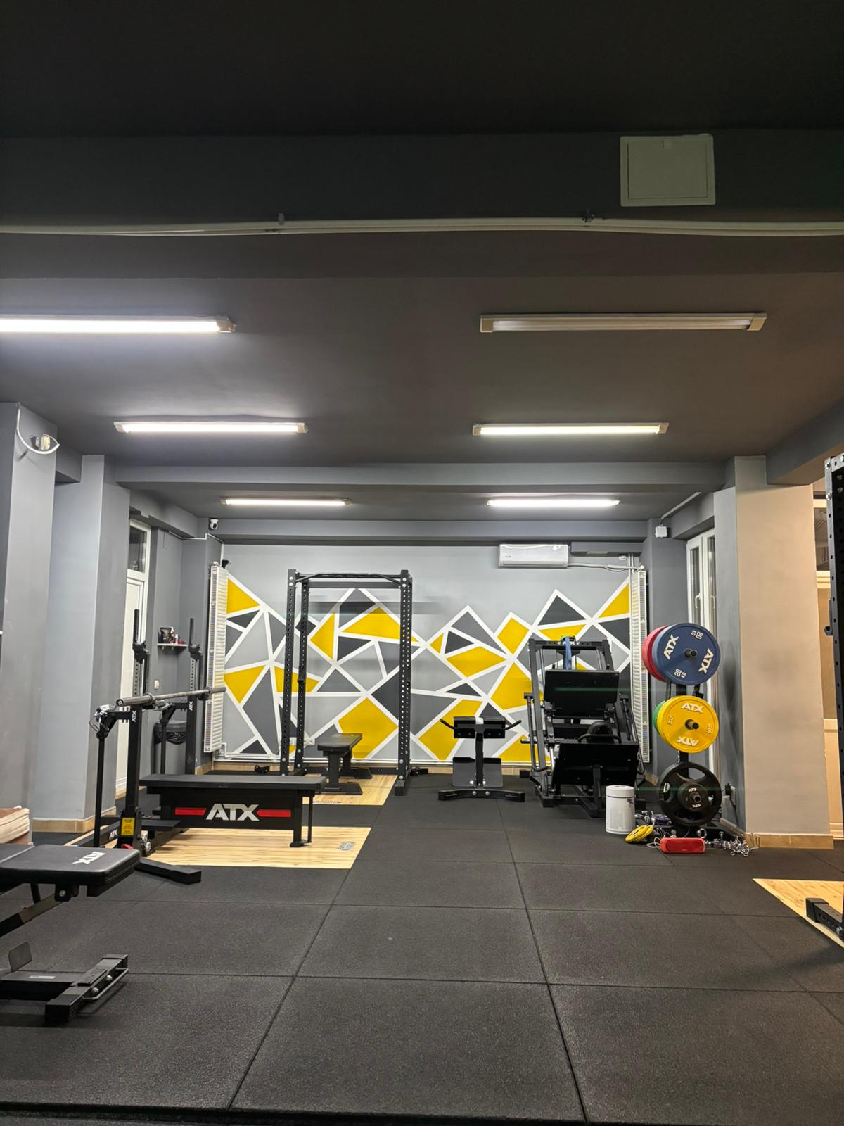 Inside the gym